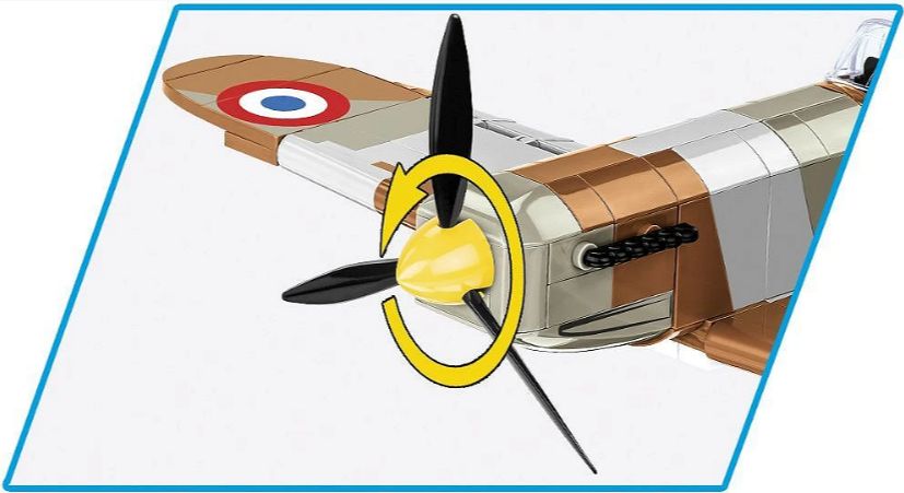 コビー COBI 5734 Dewoitine デヴォアティーヌ D.520 戦闘機 ヒストリカルコレクション 第二次世界大戦 EU製（ポーランド Poland）LEGO 対応ブロック
