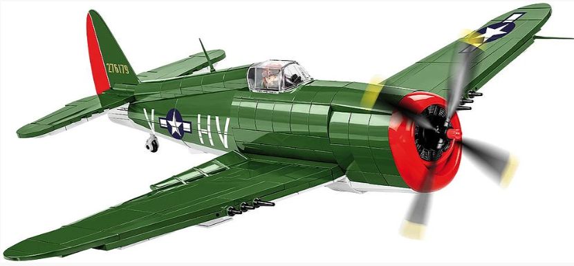 コビー COBI 5737 P-47 Thunderbolt サンダーボルト (アメリカ軍) ヒストリカルコレクション 第二次世界大戦 EU製（ポーランド Poland）LEGO 対応ブロック