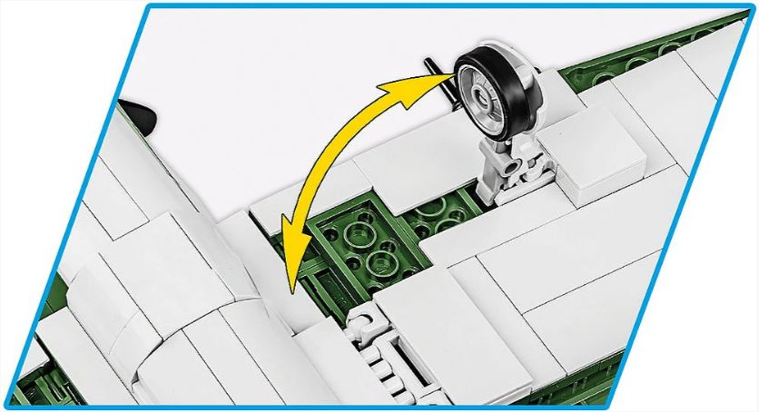 コビー COBI 5737 P-47 Thunderbolt サンダーボルト (アメリカ軍) ヒストリカルコレクション 第二次世界大戦 EU製（ポーランド Poland）LEGO 対応ブロック