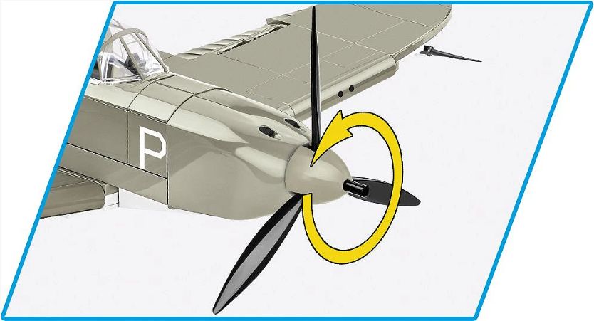 コビー COBI 5746 COBI Bell P-39D Airacobra エアラコブラ ヒストリカルコレクション 第二次世界大戦 EU製（ポーランド Poland）LEGO 対応ブロック