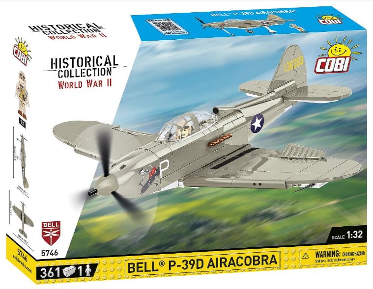 コビー COBI 5746 COBI Bell P-39D Airacobra エアラコブラ ヒストリカルコレクション 第二次世界大戦 EU製（ポーランド Poland）LEGO 対応ブロック