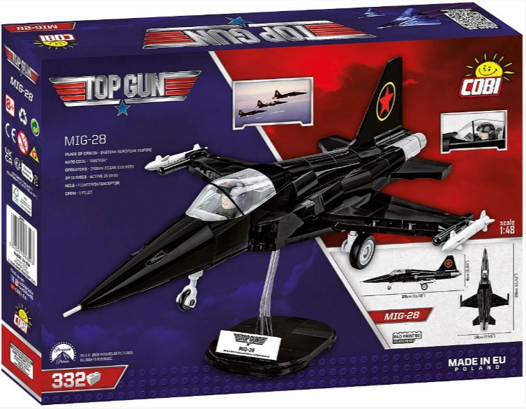 コビー COBI 5859 Top Gun トップガン MIG-28 EU製（ポーランド Poland）LEGO 対応ブロック