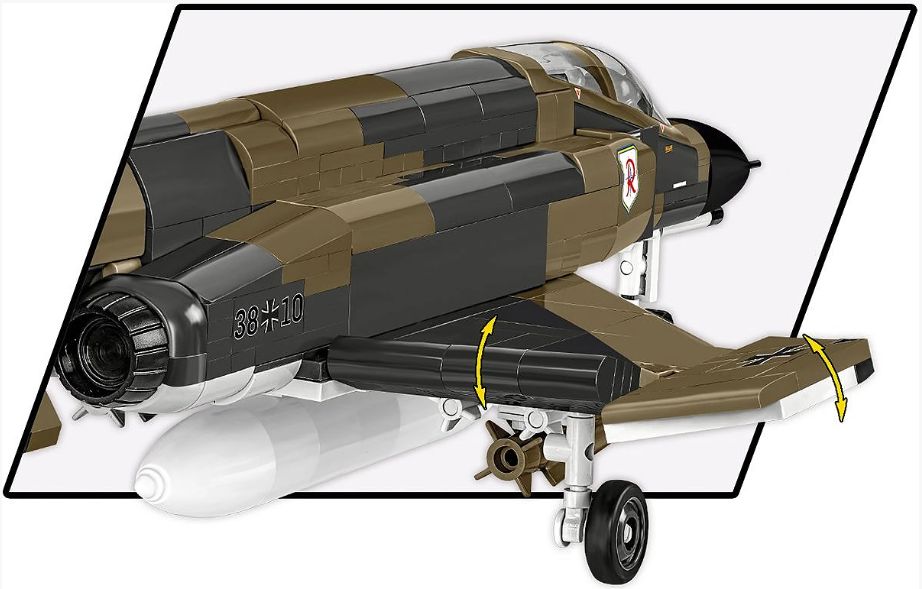 コビー COBI 5898 F-4F Phantom ファントムⅡ ミッドウェー ドイツ空軍 戦闘機 EU製（ポーランド Poland）LEGO 対応ブロック