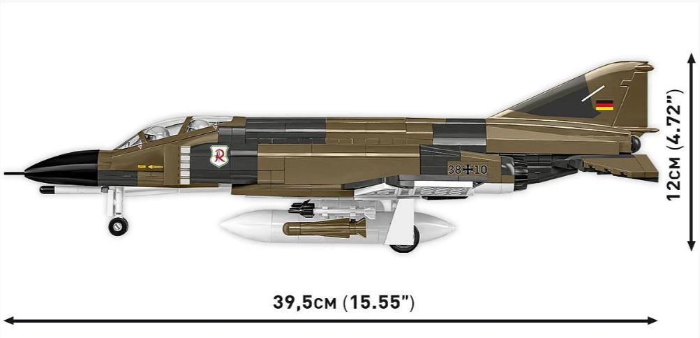 コビー COBI 5898 F-4F Phantom ファントムⅡ ミッドウェー ドイツ空軍 戦闘機 EU製（ポーランド Poland）LEGO 対応ブロック