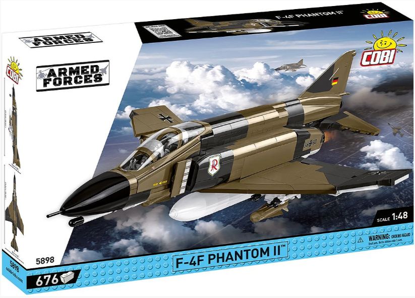 コビー COBI 5898 F-4F Phantom ファントムⅡ ミッドウェー ドイツ空軍 戦闘機 EU製（ポーランド Poland）LEGO 対応ブロック
