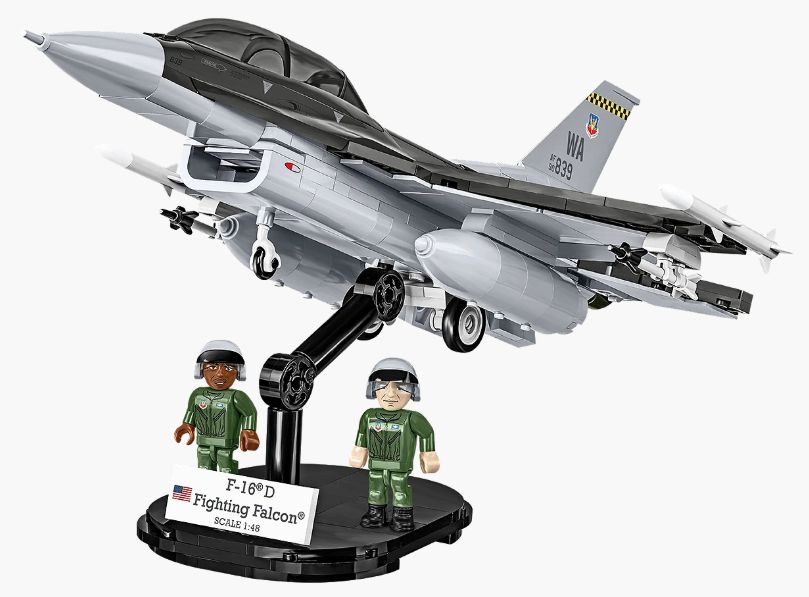 コビー COBI 5914 Armed Forces F-16D fighting FALC ファイティングファルコン 飛行機 EU製（ポーランド Poland）LEGO 対応ブロック