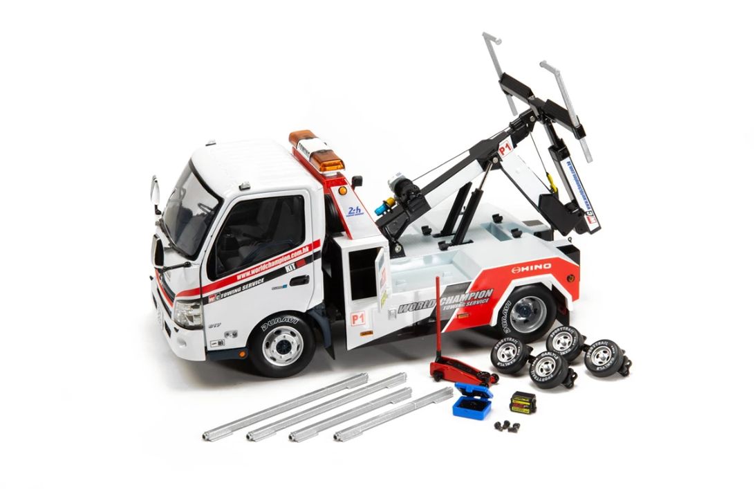 Tiny 微影 1/18 日野300 World Champion Tow Truck ATC18022 レッカー車 ダイキャスト ミニカー 香港から