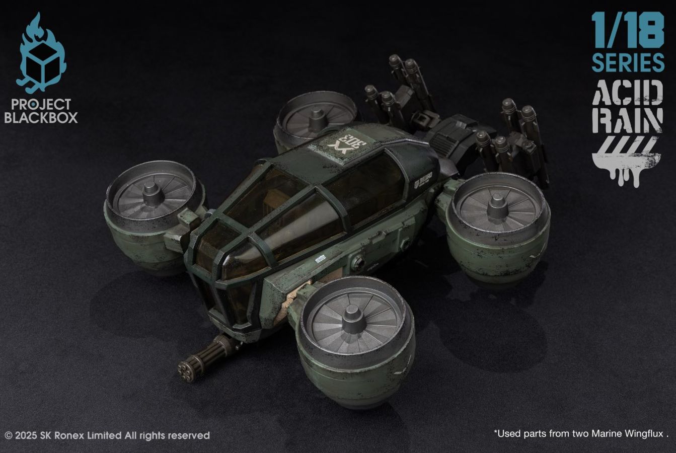 ACID RAIN WORLD 《酸雨戦争》 アシッドレインワールド the last line of defense PBB-AR002 Marine Wingflux WF8m Project Blackbox