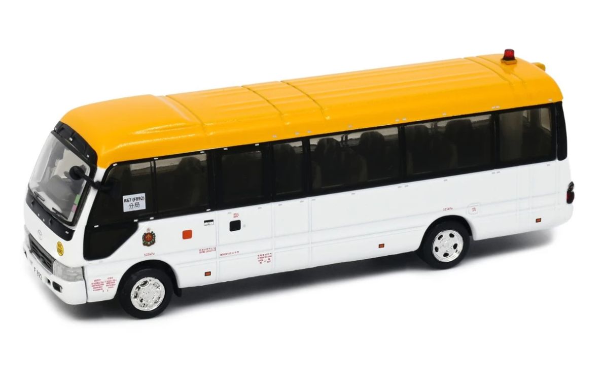 Tiny 微影 1/76 TinyCity TOYOTA Coaster B59 HKFSD(F892) トヨタ コースター 香港消防処 ATC66244 ダイキャストミニカー