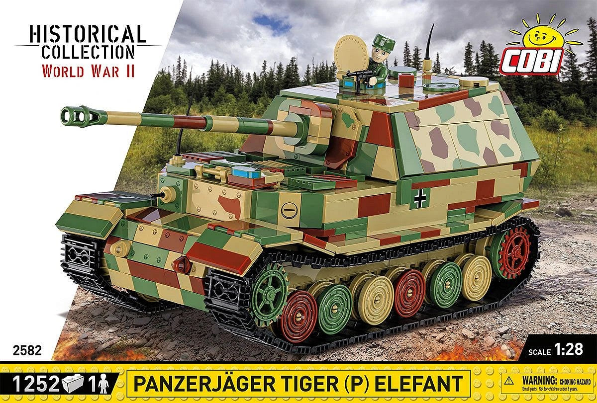 コビー COBI 2582 Panzerjager tiger elefant 重駆逐戦車 1/28 WWII