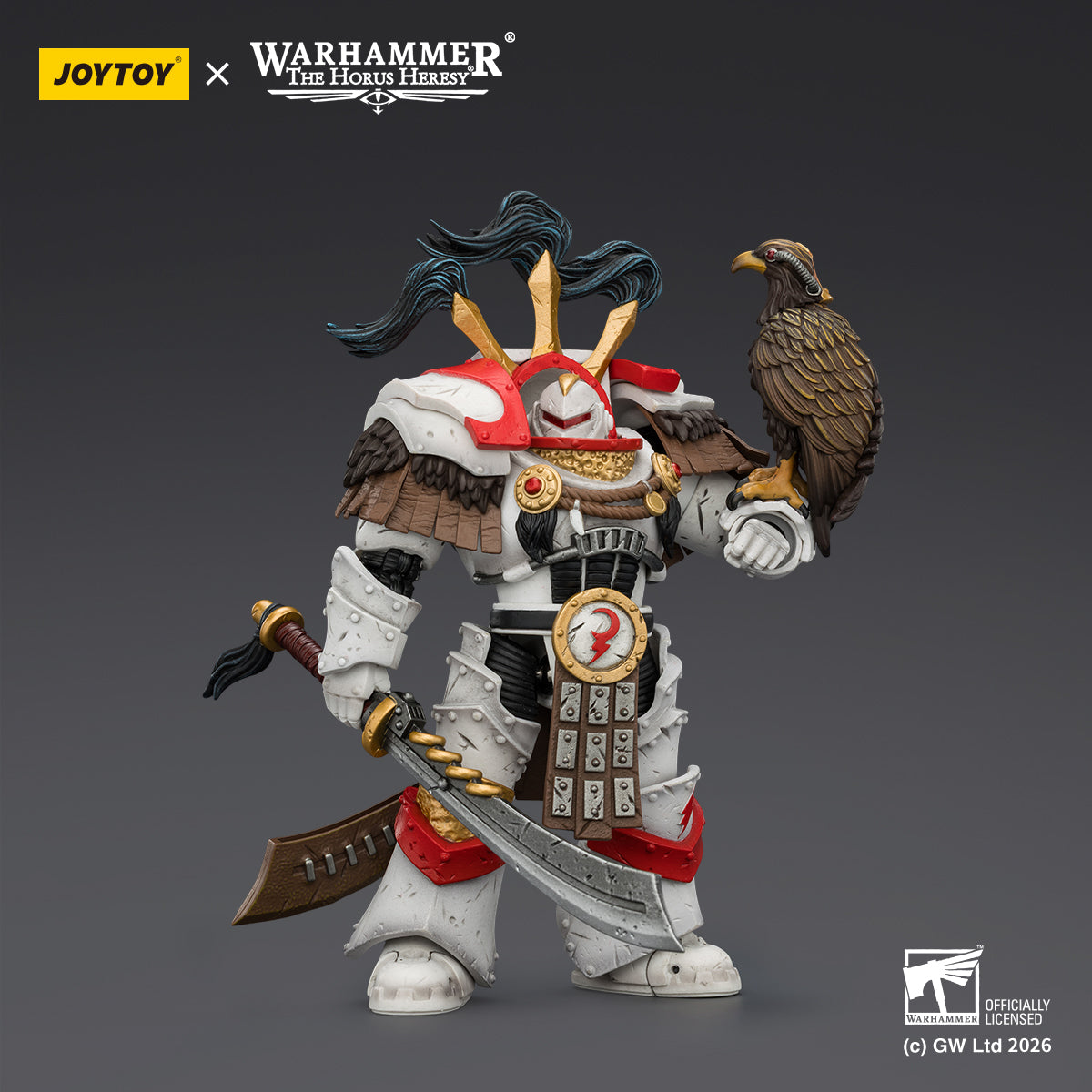 Warhammer ウォーハンマー 40K JT03486 JOYTOY ジョイトイ 1/18 アクションフィギュア ホワイトスカーズ軍団のプレトール カタフラクティ ターミネーター アーマー着用 White Scars Legion Praetor in Cataphractii Terminator Armour