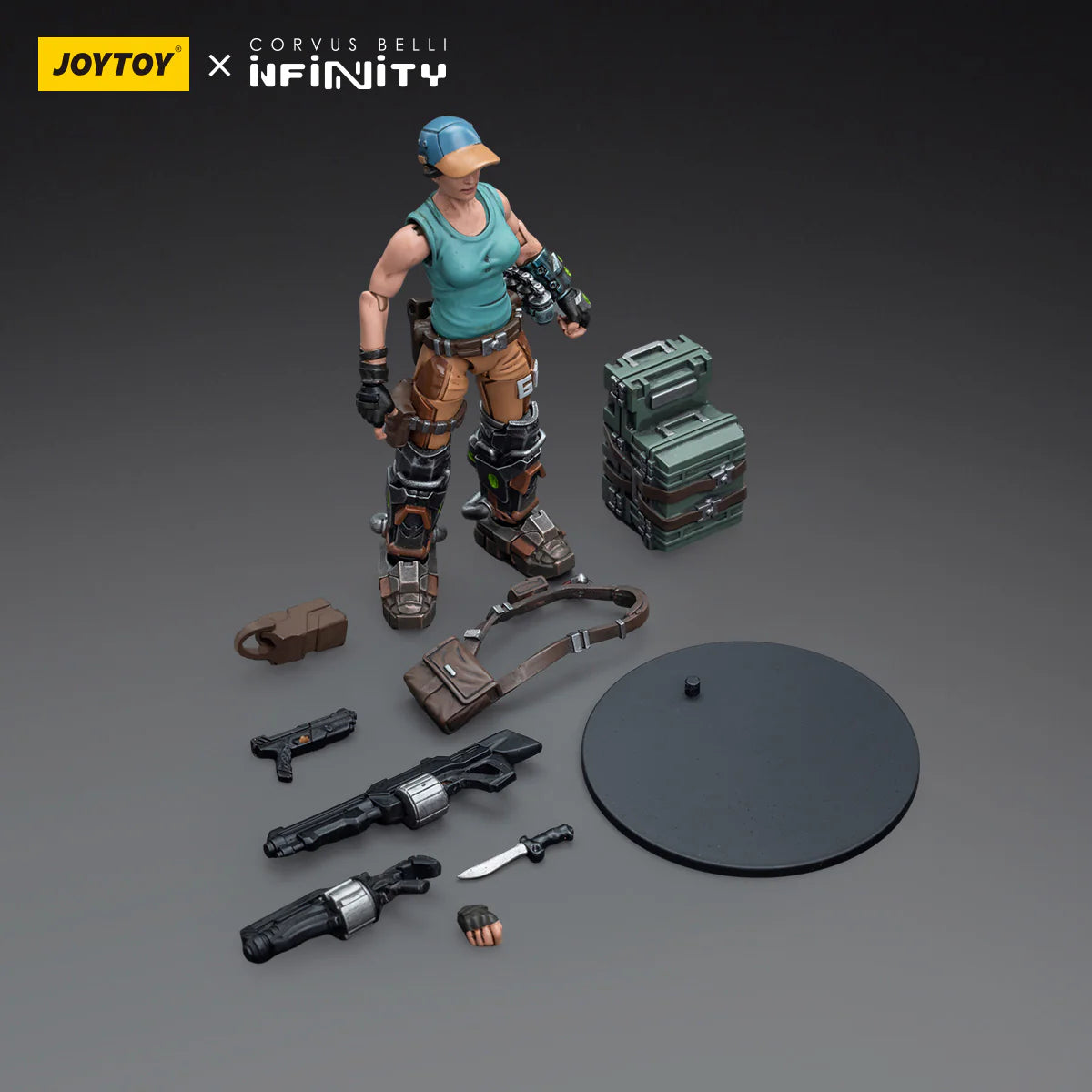 JOYTOY ジョイトイ Corvus Belli Infinity Nomads 40K JT7615 1/18 アクションフィギュアNA2 Monstruckers #2 Woman