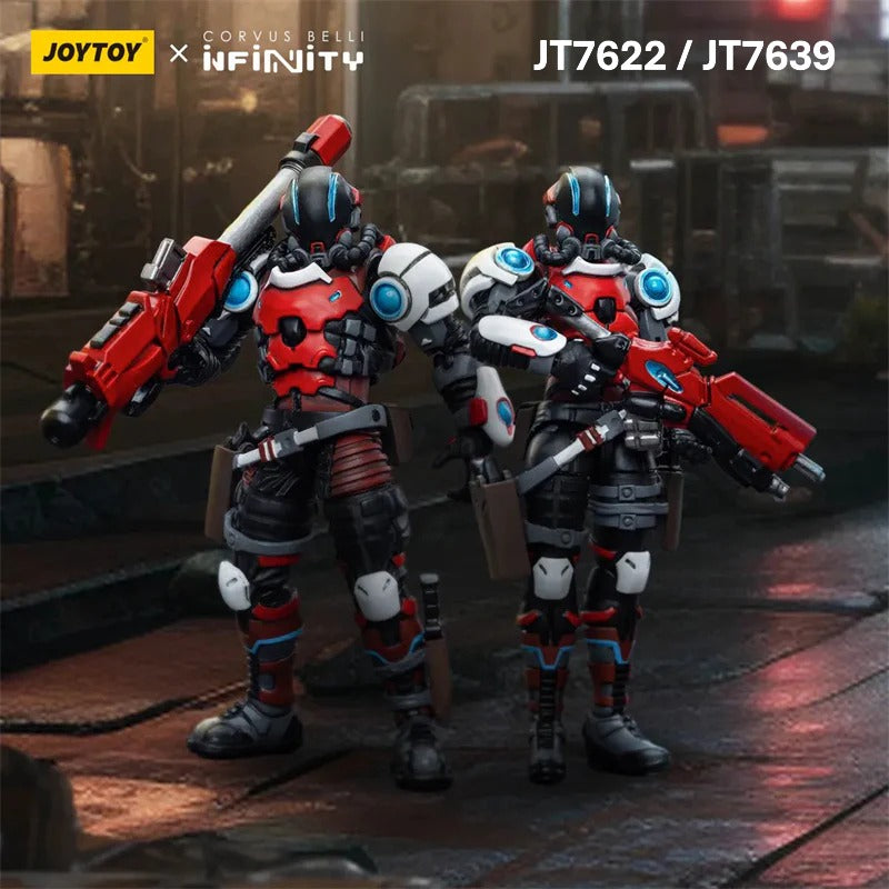 JOYTOY ジョイトイCorvus Belli Infinity Nomads 40K JT7622 1/18 アクションフィギュア Nomads Wildcats Polyvalent Tactical Unit #1 Man