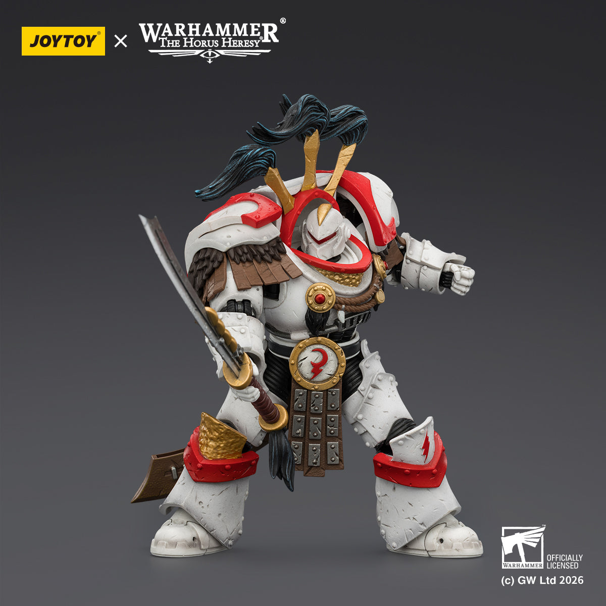Warhammer ウォーハンマー 40K JT03486 JOYTOY ジョイトイ 1/18 アクションフィギュア ホワイトスカーズ軍団のプレトール カタフラクティ ターミネーター アーマー着用 White Scars Legion Praetor in Cataphractii Terminator Armour