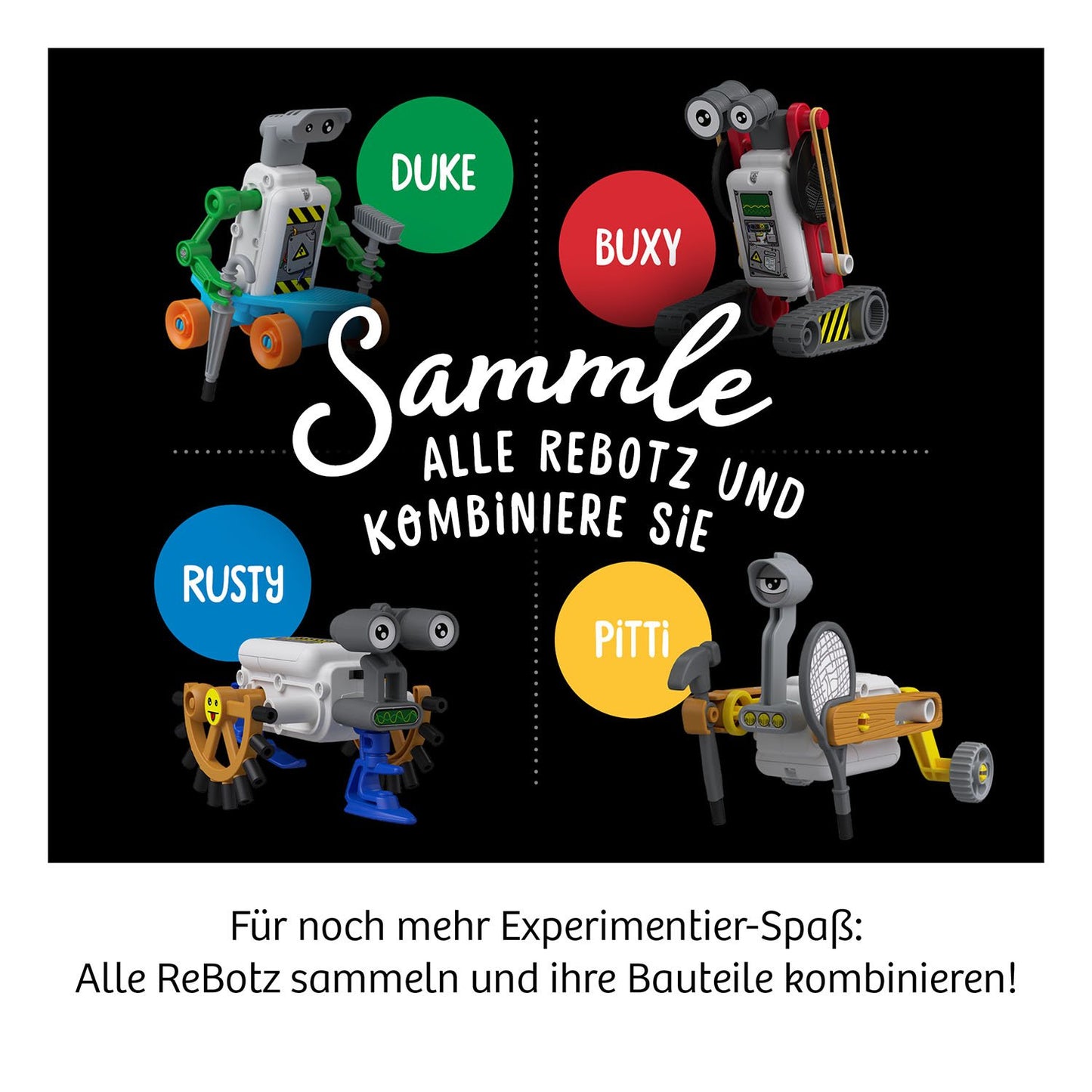 KOSMOS コスモス ReBotz - Rusty ラスティ KOSMOS実験キット ロボット ドイツ直輸入品 617059