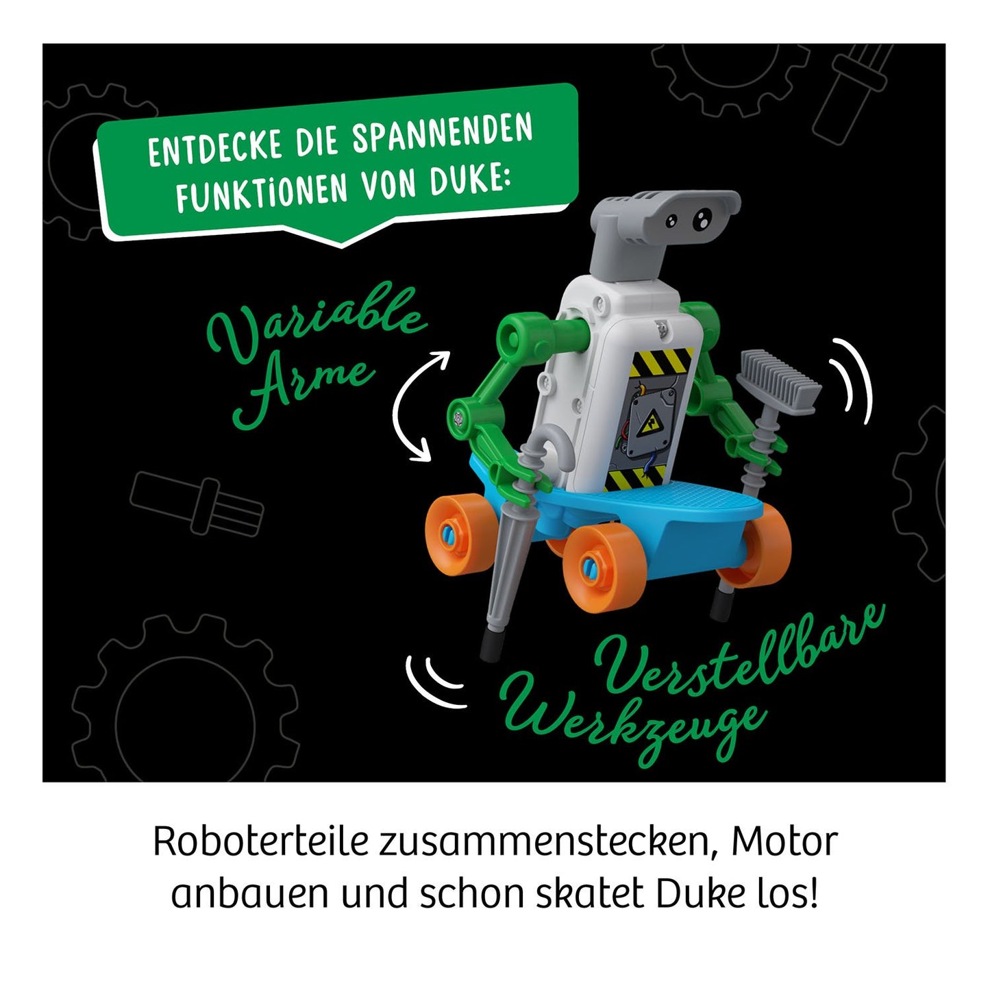 KOSMOS コスモス ReBotz - Duke デューク KOSMOS実験キット ロボット ドイツ直輸入品 617066