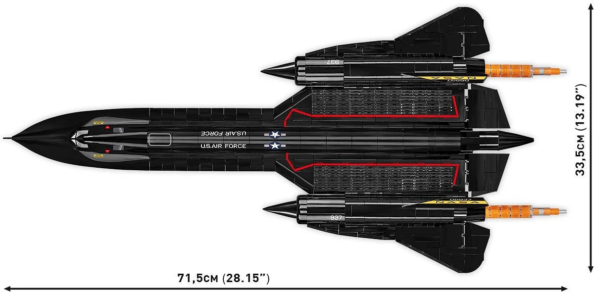 コビー COBI 5890 Lockheed SR-71 Blackbird 戦略偵察機 1/48