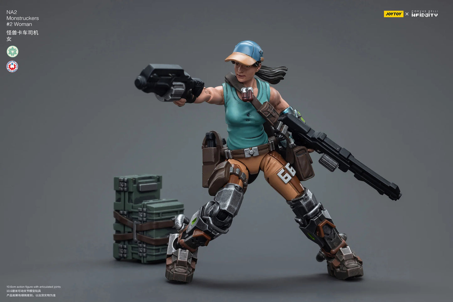 JOYTOY ジョイトイ Corvus Belli Infinity Nomads 40K JT7615 1/18 アクションフィギュアNA2 Monstruckers #2 Woman