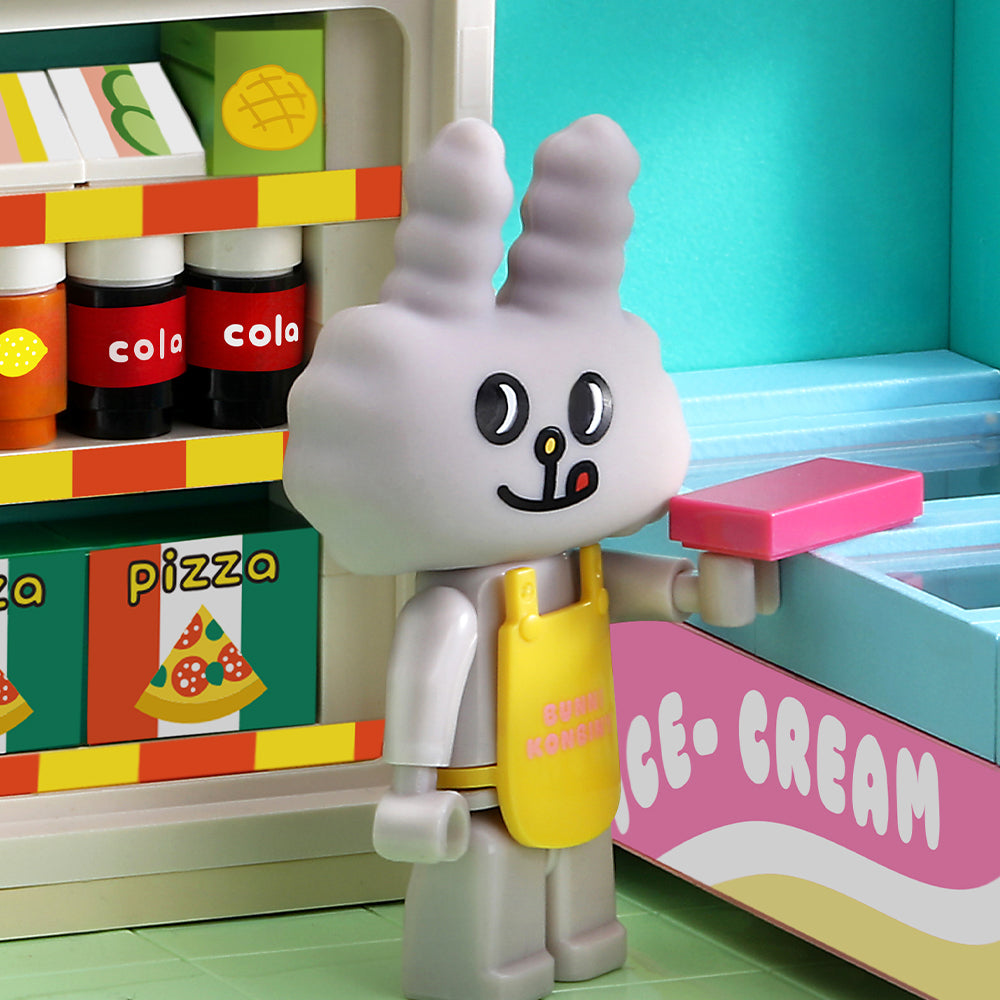 Oxford オックスフォード バニーコンビニ コンビニエンスストア Bunni Konbiny BK3741 ブロック玩具