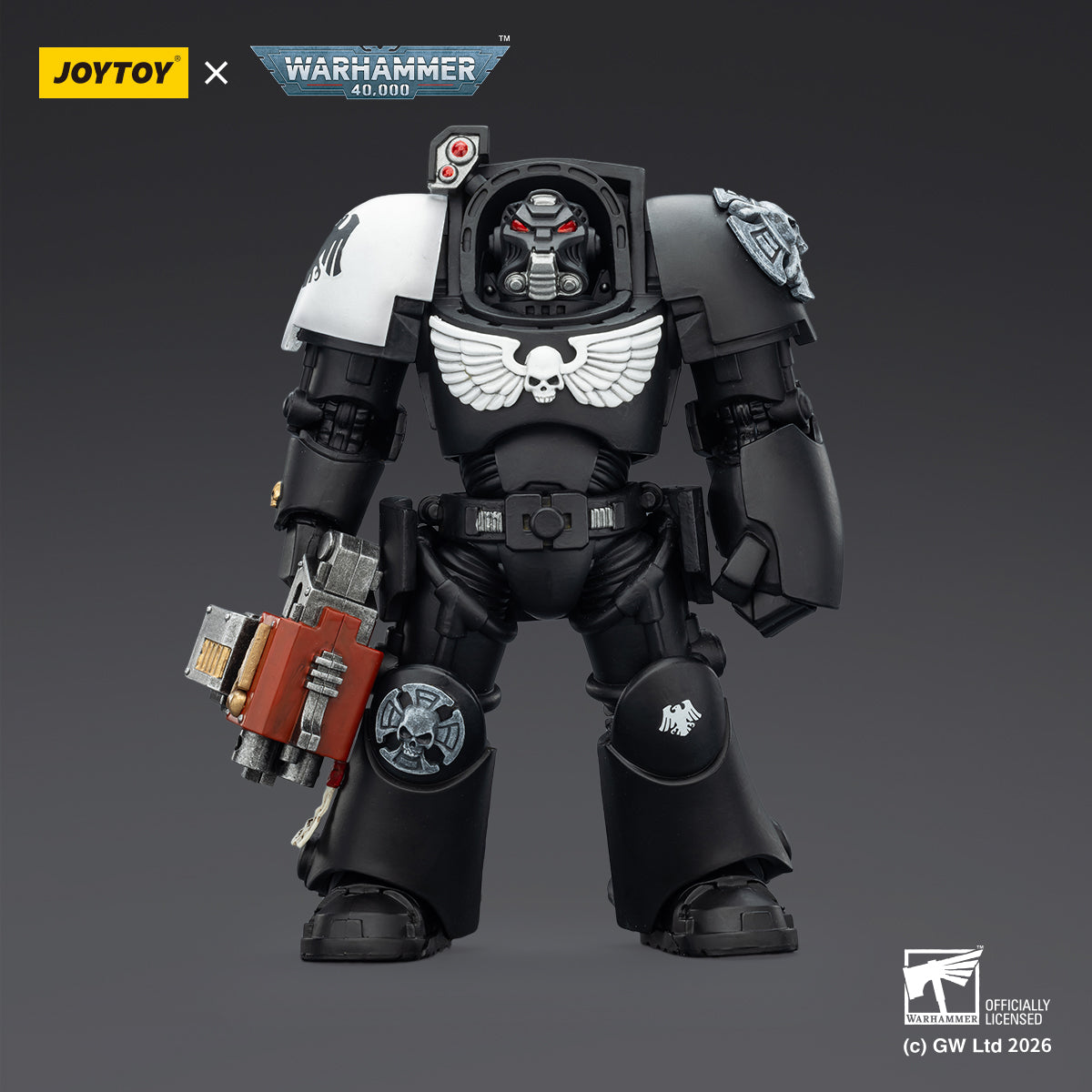 Warhammer ウォーハンマー 40K JT03257 JOYTOY ジョイトイ 1/18 アクションフィギュア レイヴンガード ターミネーター2 パワーフィストとストームボルター付き Raven Guard Terminator 2 with Power Sword and Storm Bolter