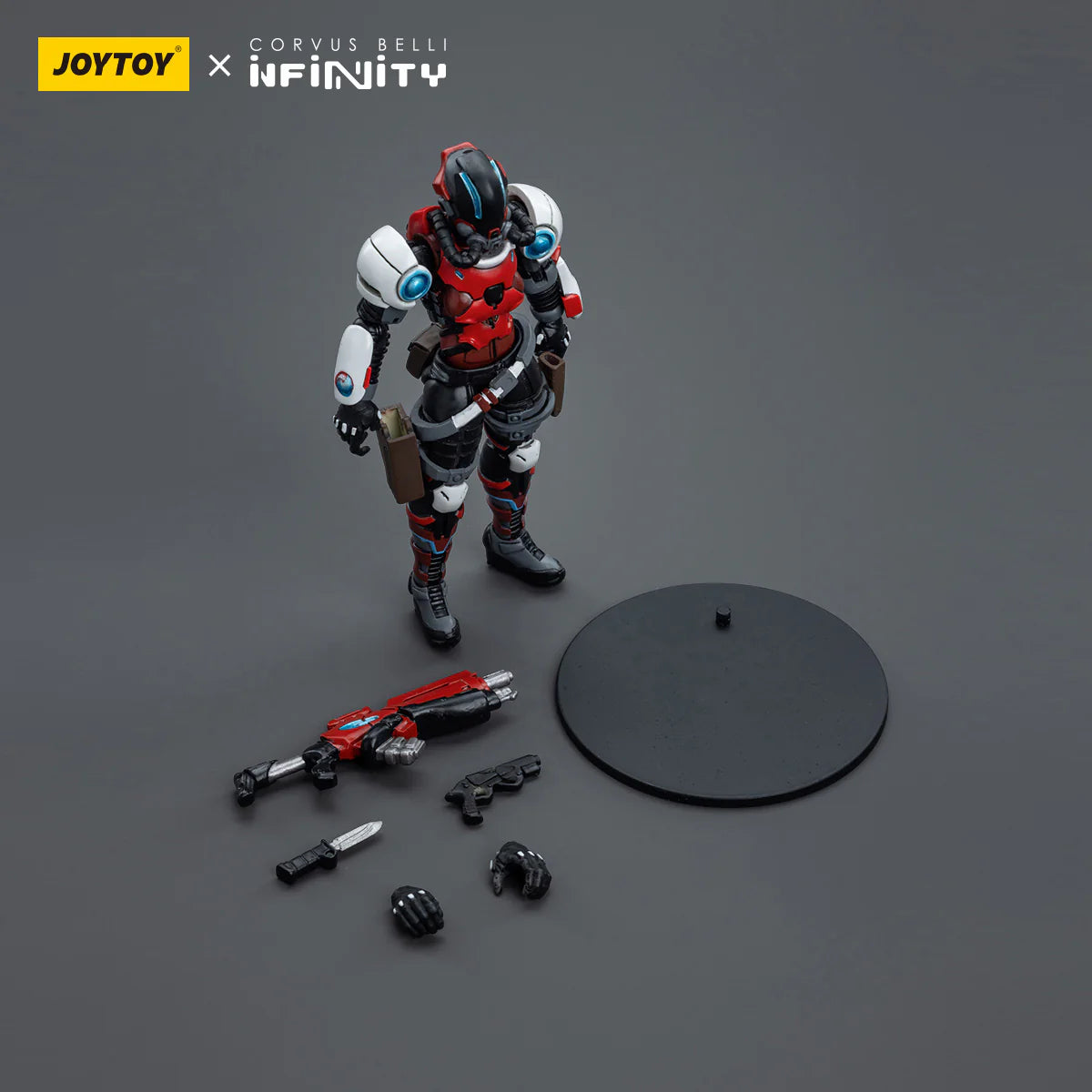 JOYTOY ジョイトイ Corvus Belli Infinity Nomads 40K JT7639 1/18 アクションフィギュア Nomads Wildcats, Polyvalent Tactical Unit #2 Woman