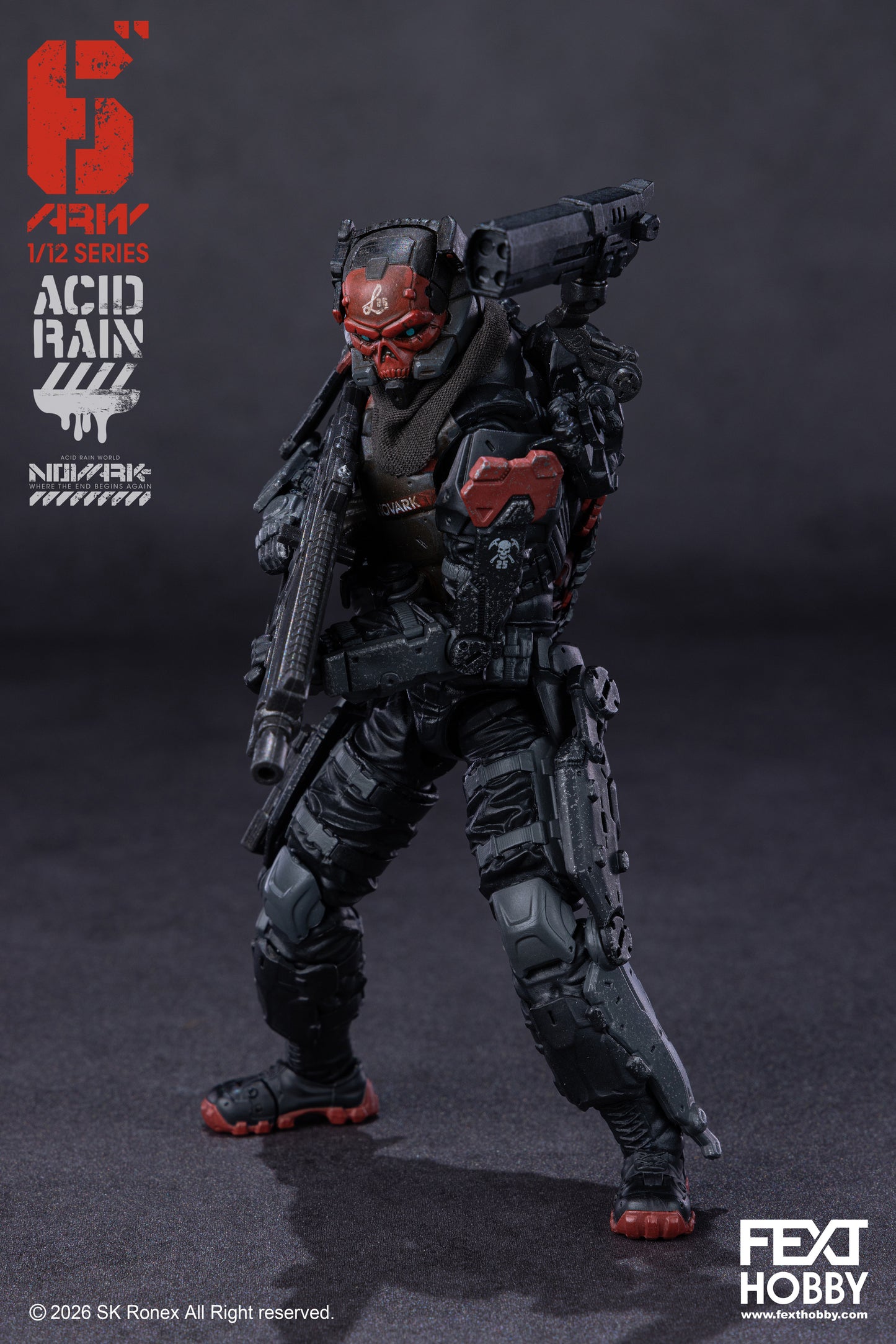 ACID RAIN WORLD 《酸雨戦争》 アシッドレインワールド FXH-AR-005 VALERIUS NOVARK Where the End Begins Again WAVE 01.5 1:12 /6” アクションフィギュア [FEXT HOBBY]