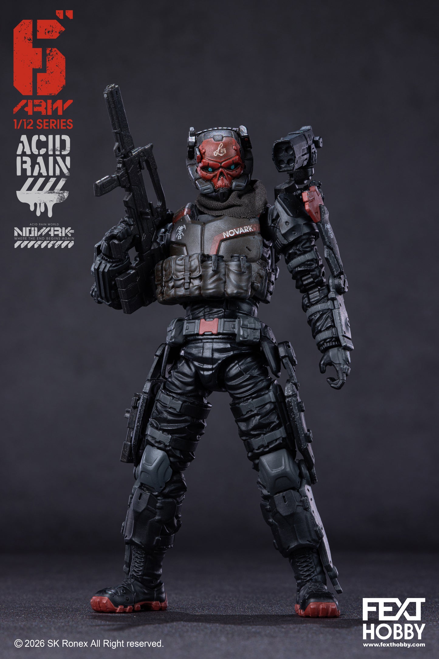 ACID RAIN WORLD 《酸雨戦争》 アシッドレインワールド FXH-AR-005 VALERIUS NOVARK Where the End Begins Again WAVE 01.5 1:12 /6” アクションフィギュア [FEXT HOBBY]