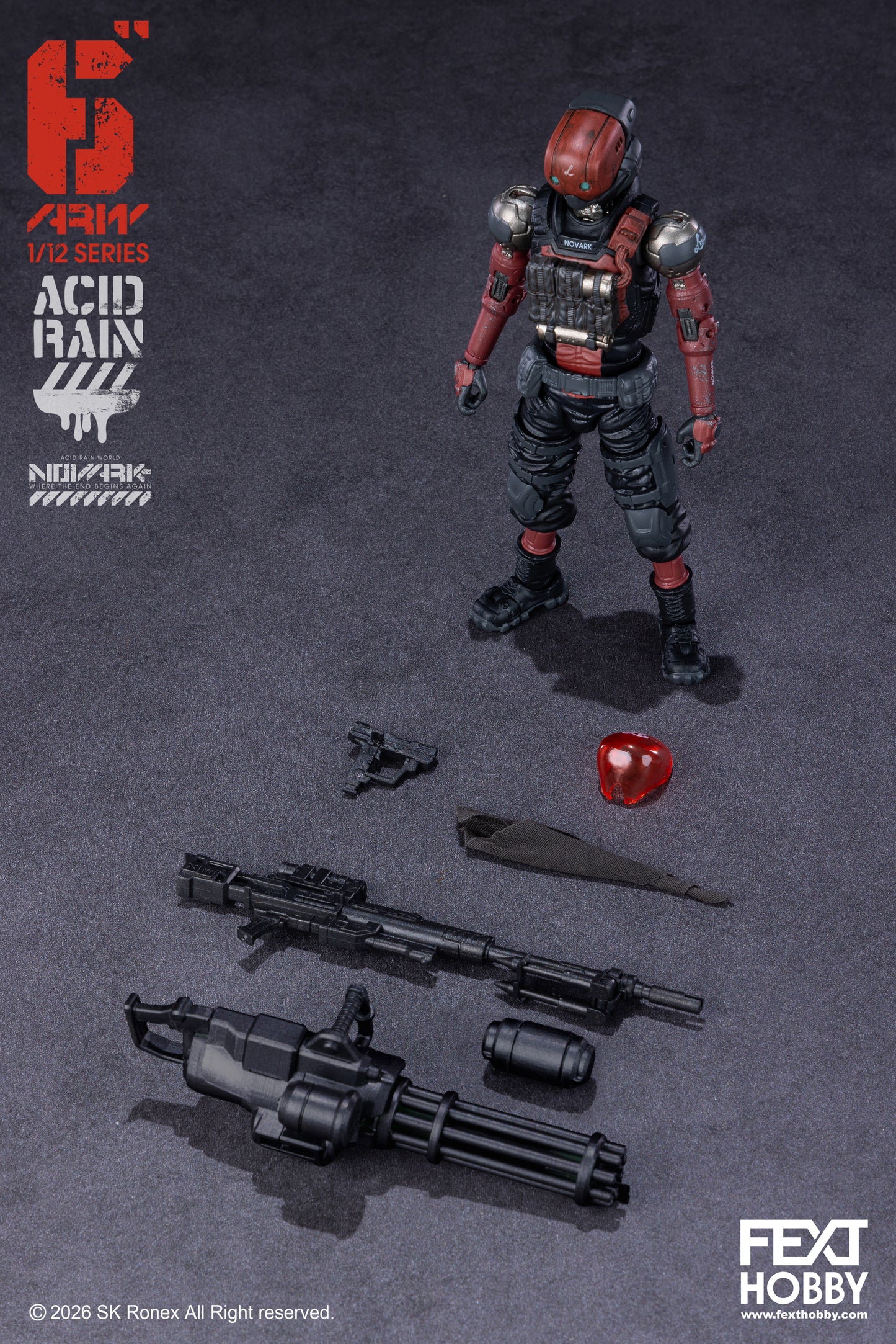ACID RAIN WORLD《酸雨戦争》アシッドレインワールド FXH-AR-006 NVK ESCORT L NOVARK Where the End Begins Again WAVE 01.5 1:12 /6” アクションフィギュア