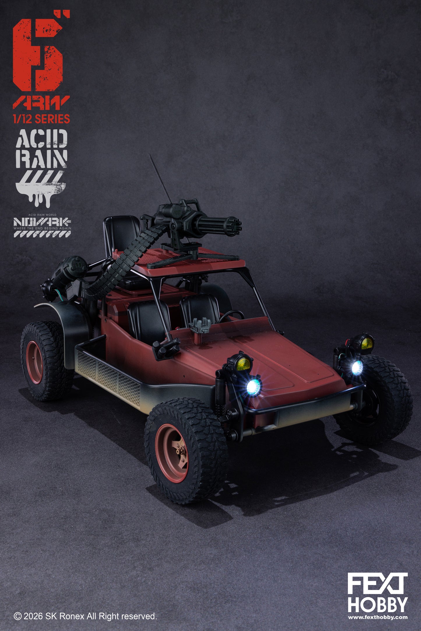 ACID RAIN WORLD 《酸雨戦争》 アシッドレインワールド FXH-ARV-001 Red Locust UT-101 NOVARK Where the End Begins Again WAVE 01.5 1:12 /6” アクションフィギュア