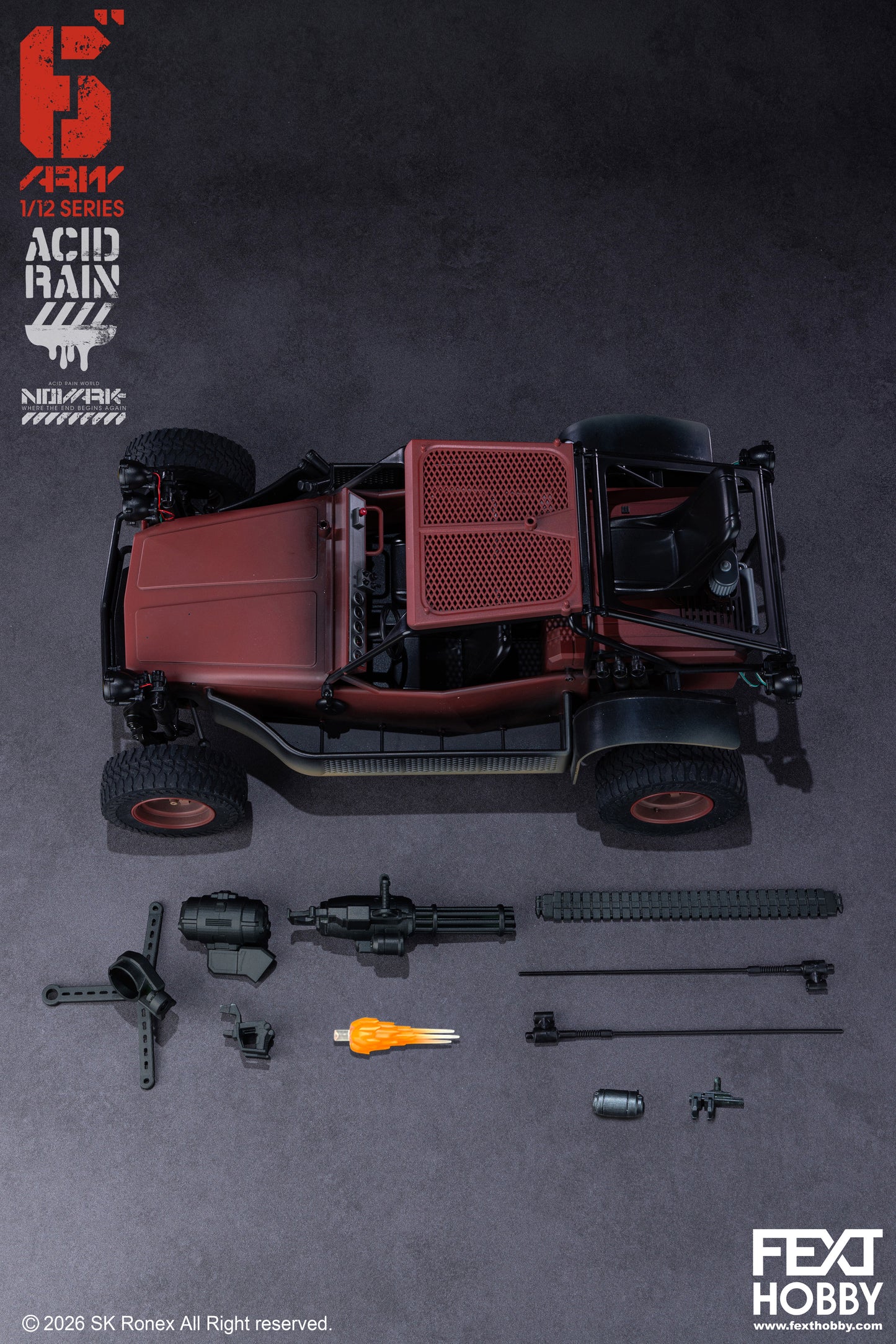 ACID RAIN WORLD 《酸雨戦争》 アシッドレインワールド FXH-ARV-001 Red Locust UT-101 NOVARK Where the End Begins Again WAVE 01.5 1:12 /6” アクションフィギュア