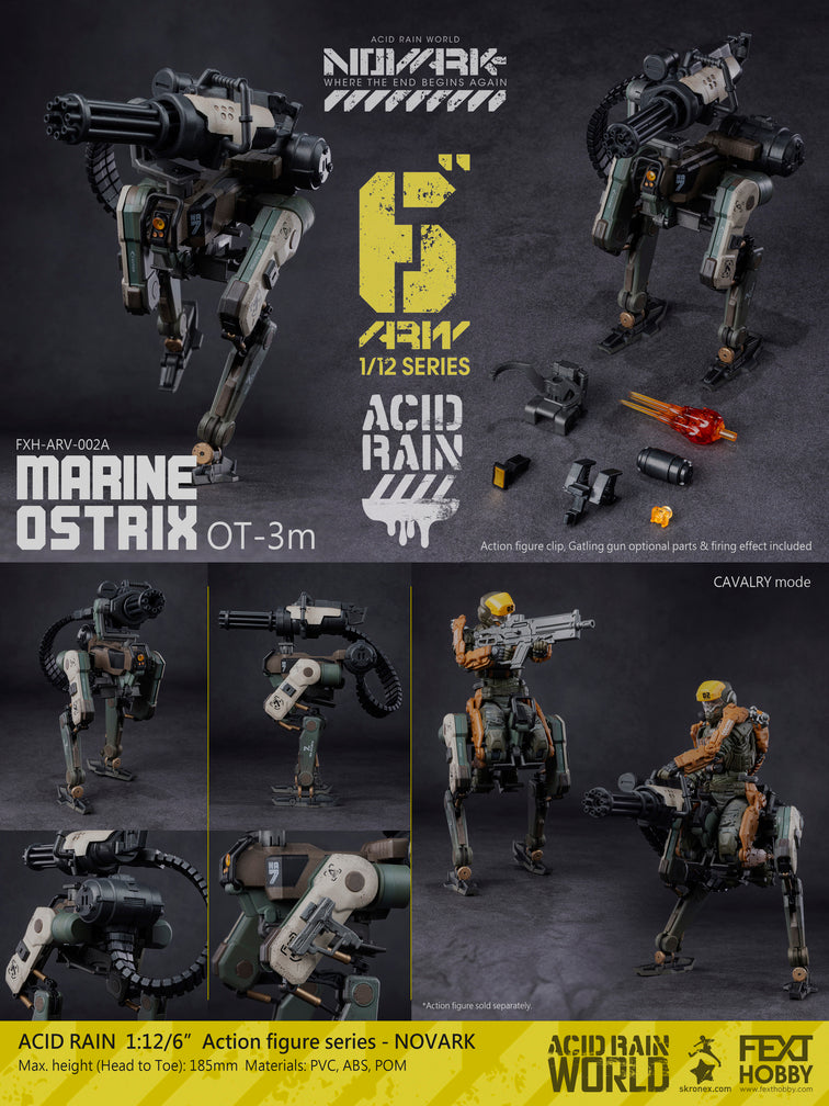 ACID RAIN WORLD《酸雨戦争》アシッドレインワールド  FXH-ARV-002A Marine Ostrix OT-3m  NOVARK Where the End Begins Again WAVE 0.2  1:12 /6” アクションフィギュア [FEXT HOBBY]