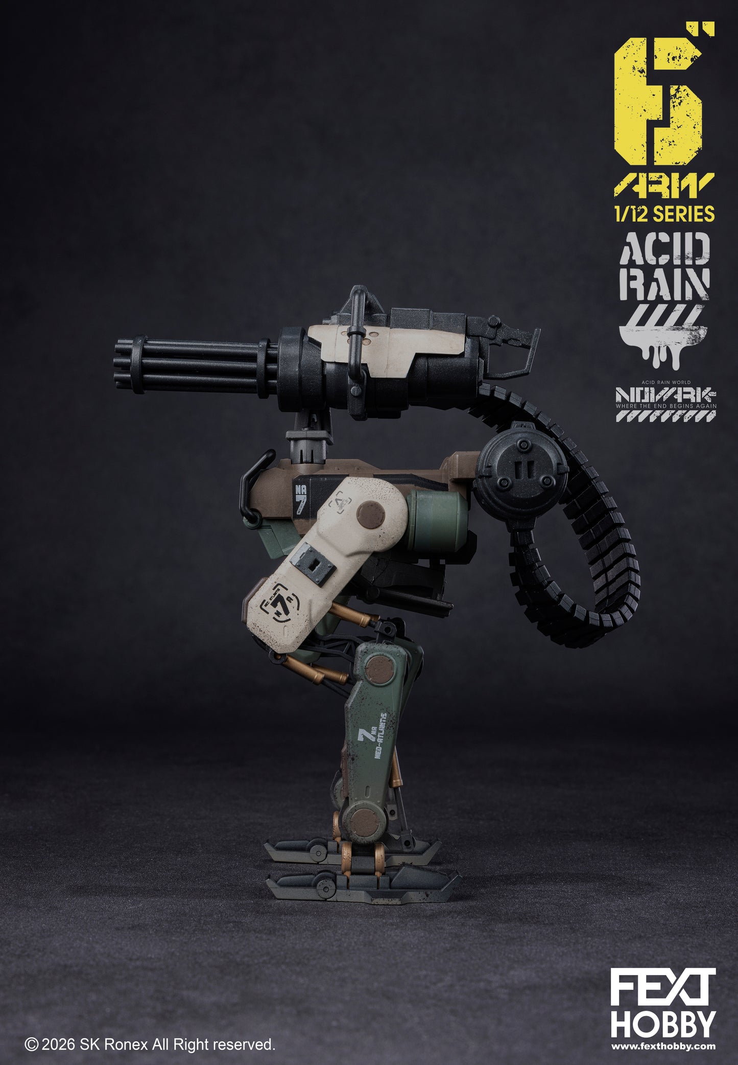 ACID RAIN WORLD《酸雨戦争》アシッドレインワールド  FXH-ARV-002A Marine Ostrix OT-3m  NOVARK Where the End Begins Again WAVE 0.2  1:12 /6” アクションフィギュア [FEXT HOBBY]