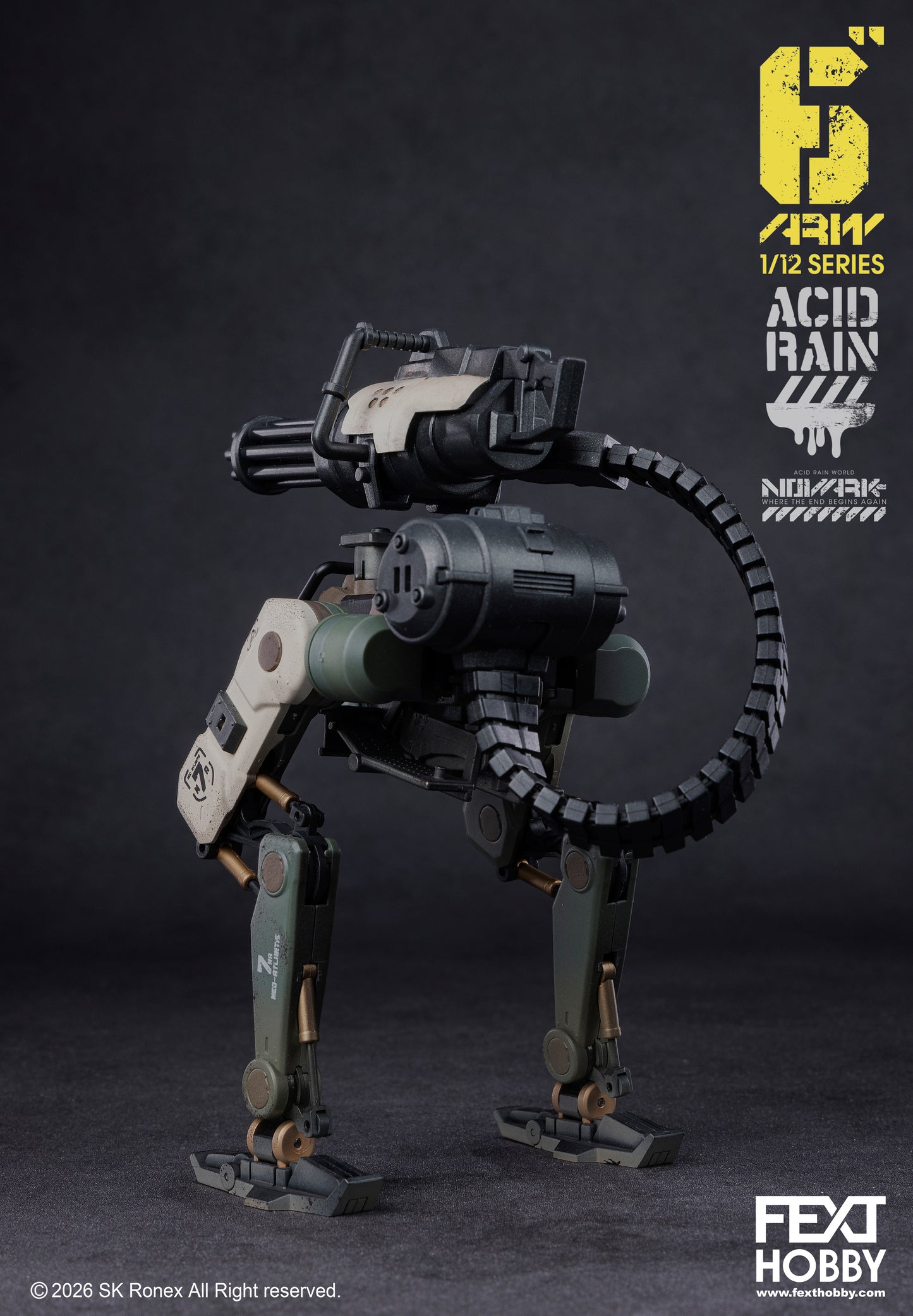 ACID RAIN WORLD《酸雨戦争》アシッドレインワールド  FXH-ARV-002A Marine Ostrix OT-3m  NOVARK Where the End Begins Again WAVE 0.2  1:12 /6” アクションフィギュア [FEXT HOBBY]