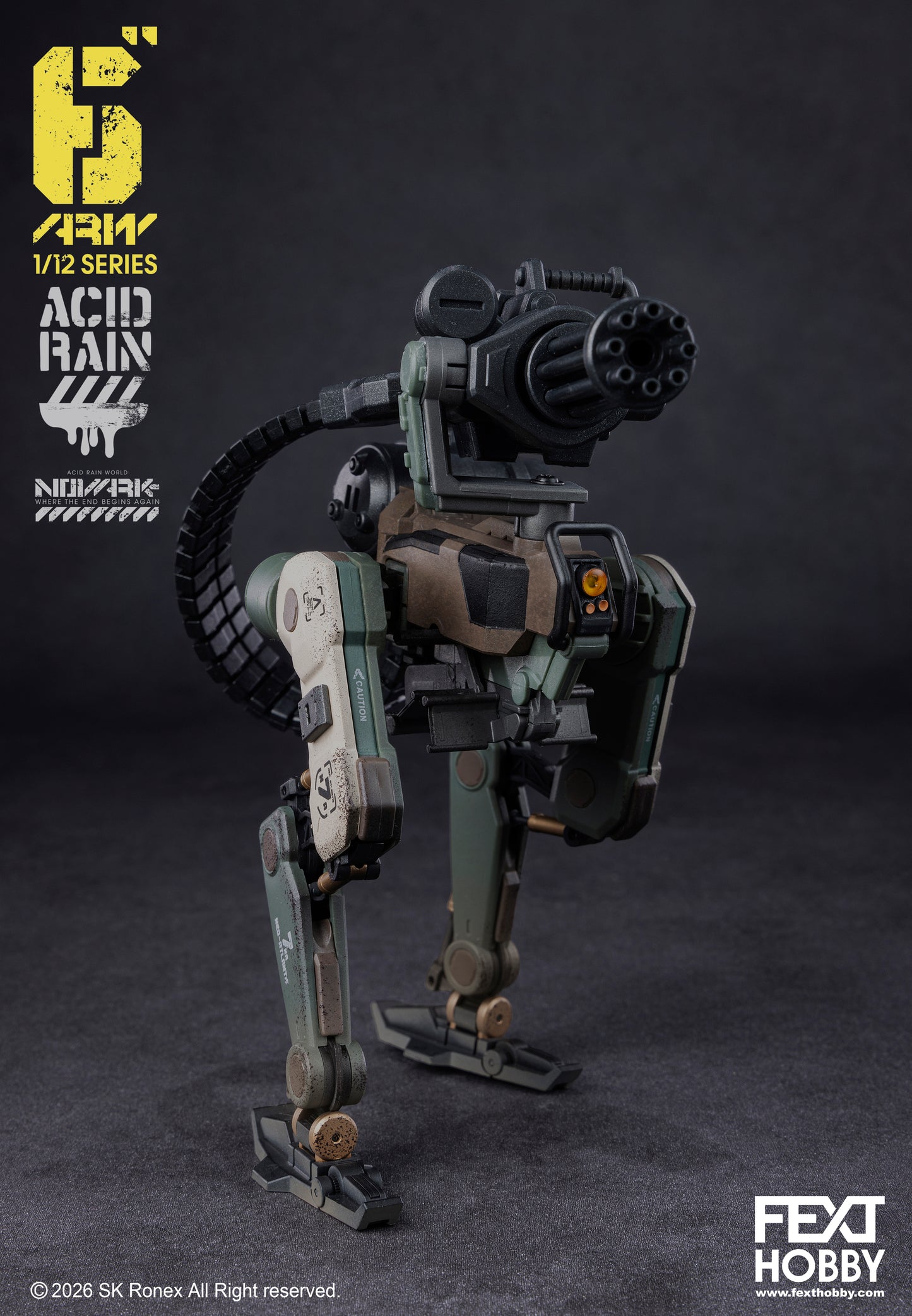 ACID RAIN WORLD《酸雨戦争》アシッドレインワールド  FXH-ARV-002A Marine Ostrix OT-3m  NOVARK Where the End Begins Again WAVE 0.2  1:12 /6” アクションフィギュア [FEXT HOBBY]