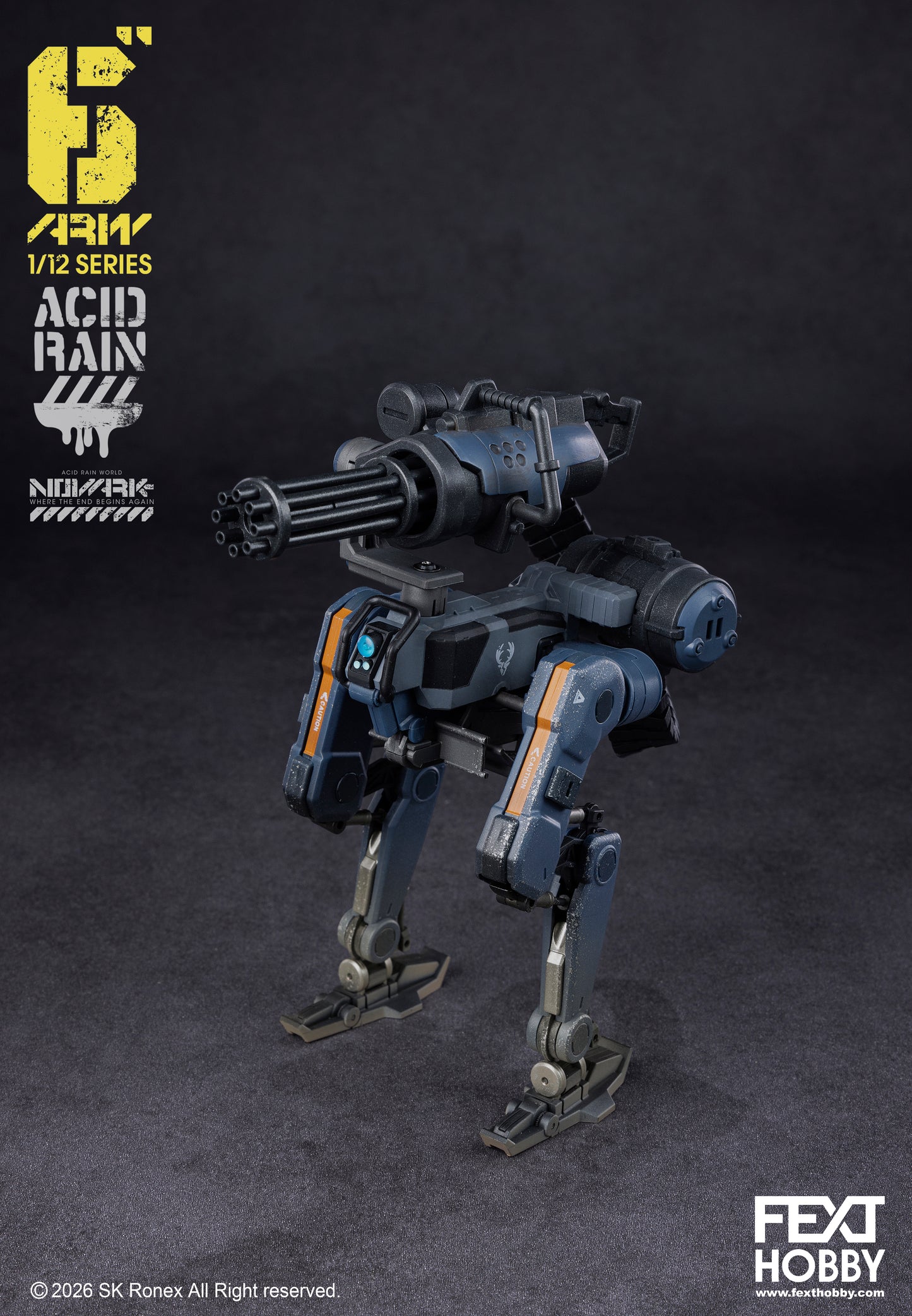 ACID RAIN WORLD《酸雨戦争》アシッドレインワールド  FXH-ARV-002B Bucks Ostrix OT-3b  NOVARK Where the End Begins Again WAVE 0.2  1:12 /6” アクションフィギュア [FEXT HOBBY]
