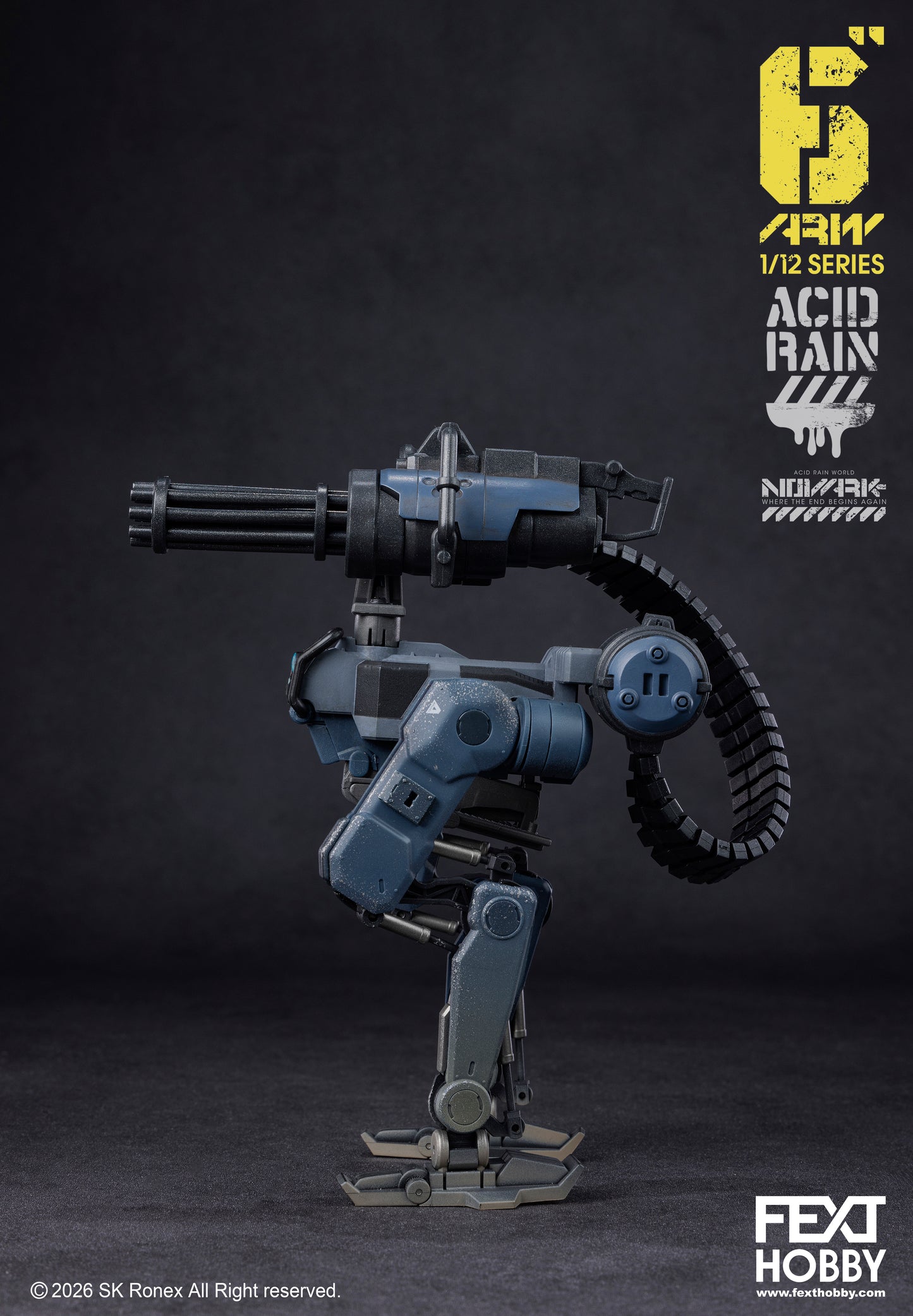 ACID RAIN WORLD《酸雨戦争》アシッドレインワールド  FXH-ARV-002B Bucks Ostrix OT-3b  NOVARK Where the End Begins Again WAVE 0.2  1:12 /6” アクションフィギュア [FEXT HOBBY]