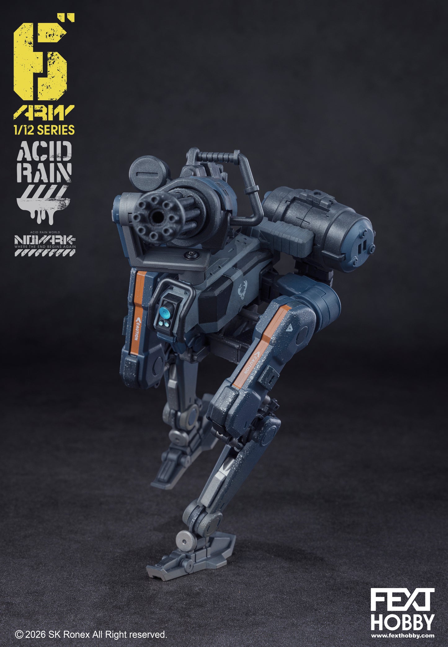 ACID RAIN WORLD《酸雨戦争》アシッドレインワールド  FXH-ARV-002B Bucks Ostrix OT-3b  NOVARK Where the End Begins Again WAVE 0.2  1:12 /6” アクションフィギュア [FEXT HOBBY]