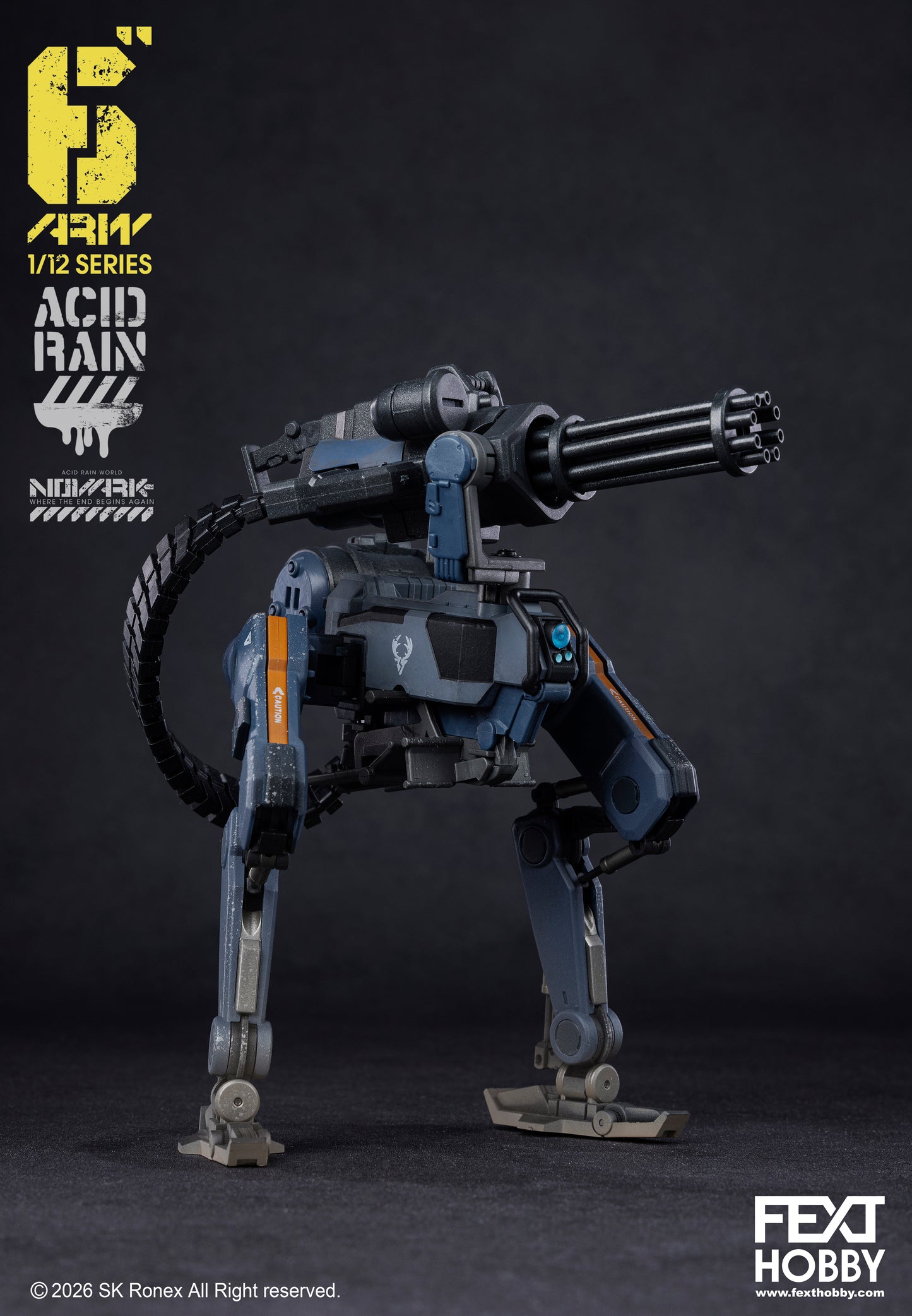 ACID RAIN WORLD《酸雨戦争》アシッドレインワールド  FXH-ARV-002B Bucks Ostrix OT-3b  NOVARK Where the End Begins Again WAVE 0.2  1:12 /6” アクションフィギュア [FEXT HOBBY]
