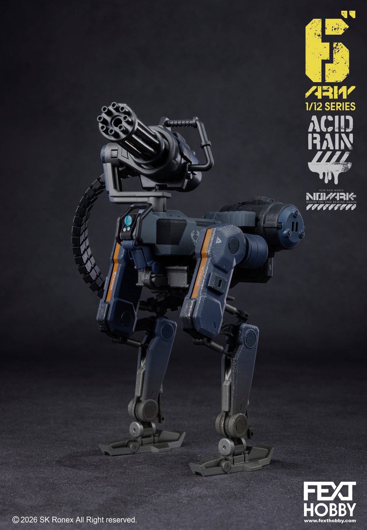 ACID RAIN WORLD《酸雨戦争》アシッドレインワールド  FXH-ARV-002B Bucks Ostrix OT-3b  NOVARK Where the End Begins Again WAVE 0.2  1:12 /6” アクションフィギュア [FEXT HOBBY]