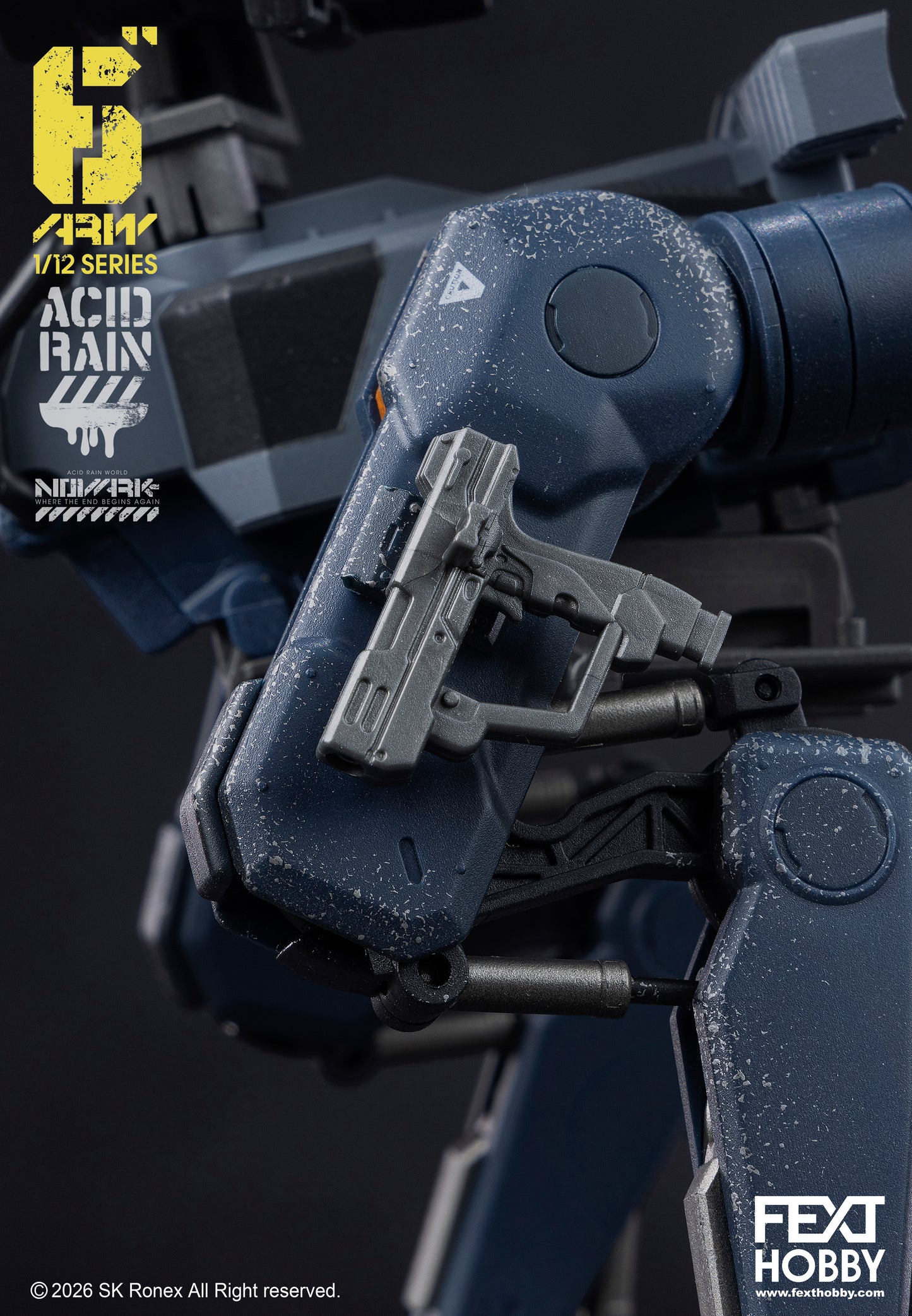 ACID RAIN WORLD《酸雨戦争》アシッドレインワールド  FXH-ARV-002B Bucks Ostrix OT-3b  NOVARK Where the End Begins Again WAVE 0.2  1:12 /6” アクションフィギュア [FEXT HOBBY]