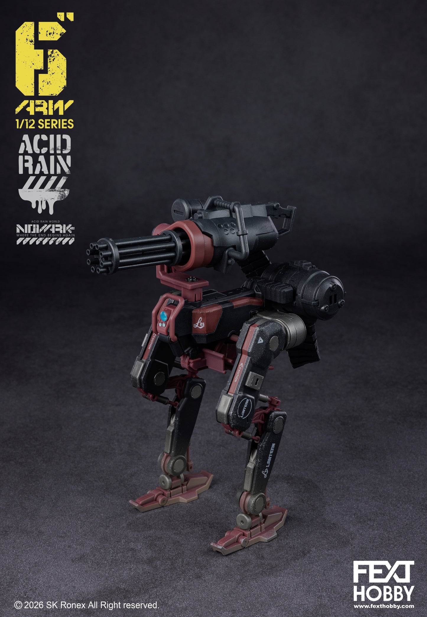 ACID RAIN WORLD《酸雨戦争》アシッドレインワールド  FXH-ARV-002C Lantern Ostrix OT-3I  NOVARK Where the End Begins Again WAVE 0.2  1:12 /6” アクションフィギュア [FEXT HOBBY]