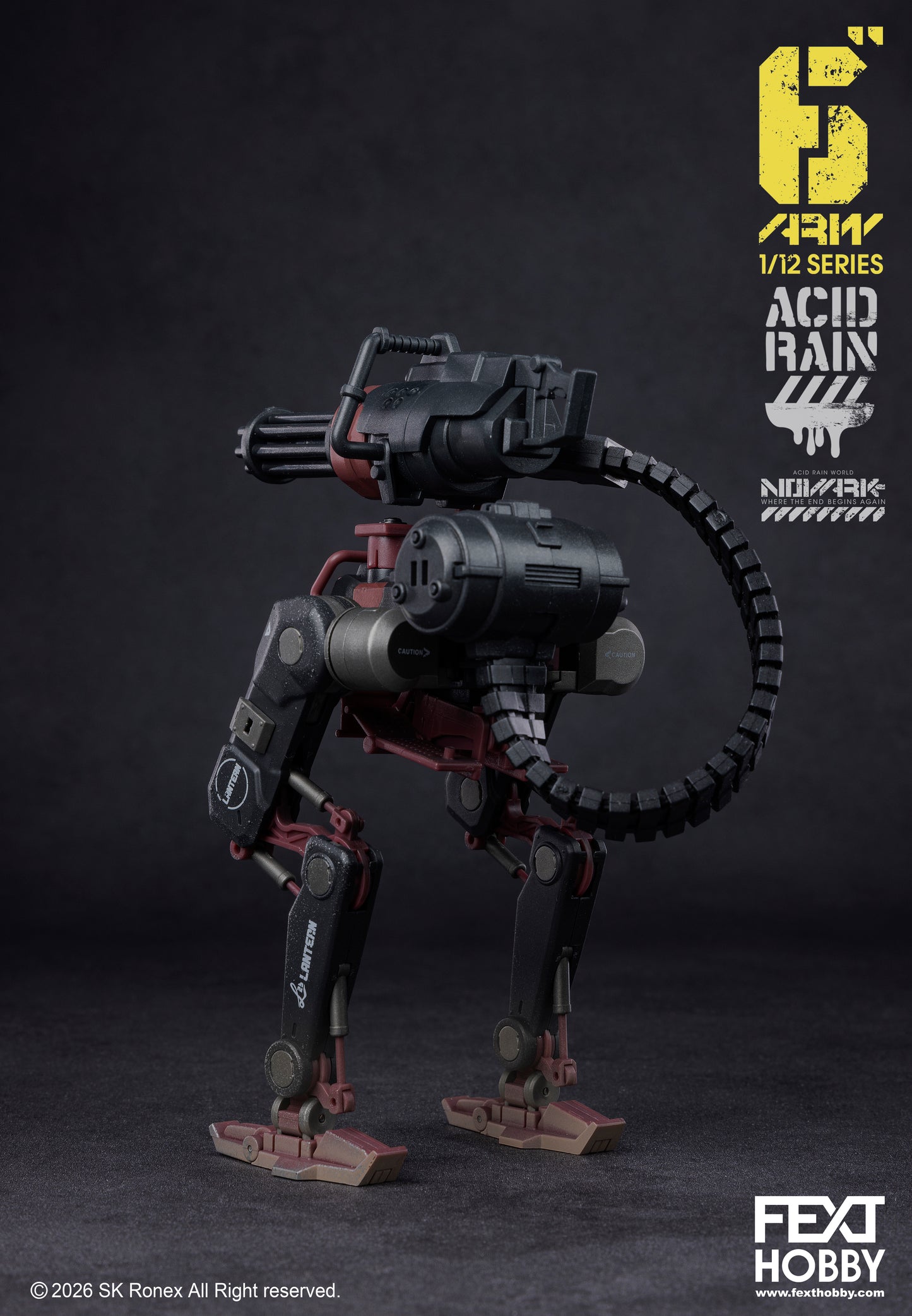 ACID RAIN WORLD《酸雨戦争》アシッドレインワールド  FXH-ARV-002C Lantern Ostrix OT-3I  NOVARK Where the End Begins Again WAVE 0.2  1:12 /6” アクションフィギュア [FEXT HOBBY]
