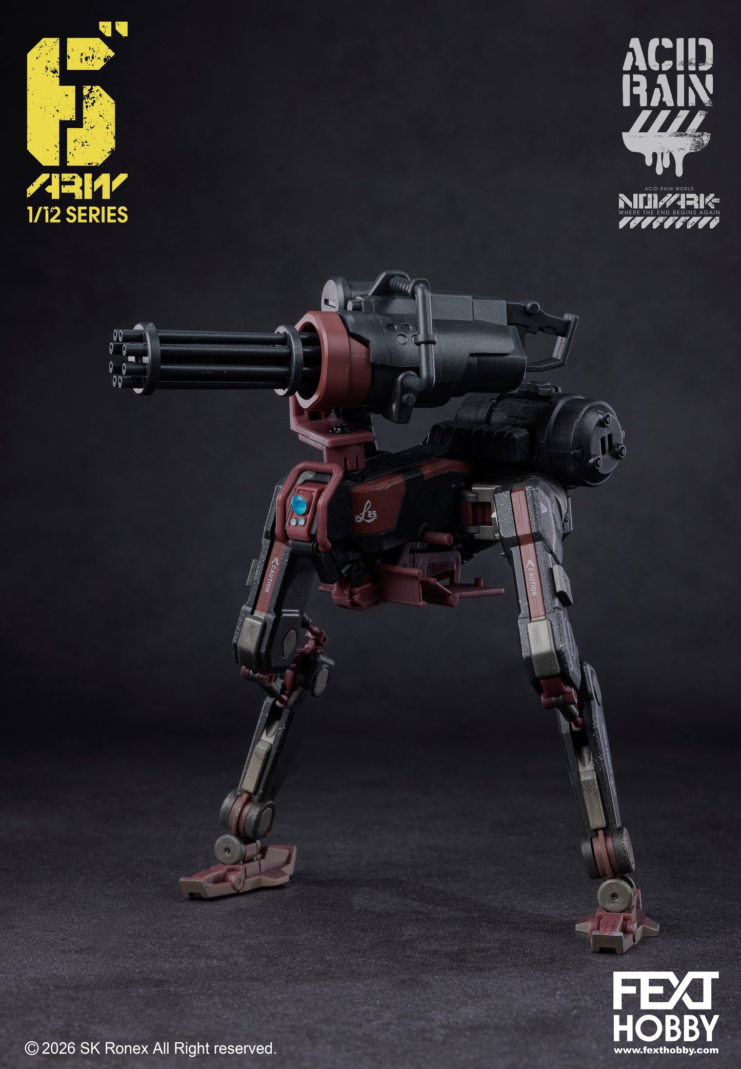 ACID RAIN WORLD《酸雨戦争》アシッドレインワールド  FXH-ARV-002C Lantern Ostrix OT-3I  NOVARK Where the End Begins Again WAVE 0.2  1:12 /6” アクションフィギュア [FEXT HOBBY]