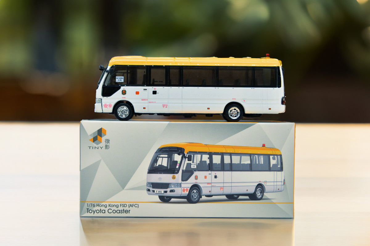 Tiny 微影 1/76 TinyCity TOYOTA Coaster B59 HKFSD(F892) トヨタ コースター 香港消防処 ATC66244 ダイキャストミニカー
