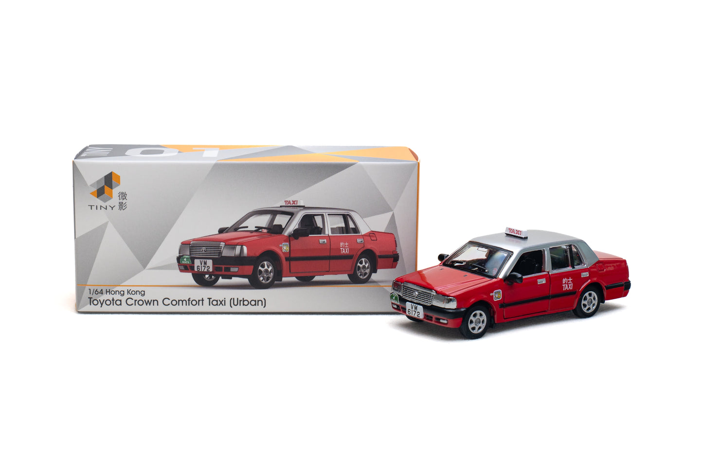 Tiny 微影 1/64 Tiny City Toyota Crown Comfort Taxi (Urban) ATC66367 トヨタ クラウン コンフォートタクシー ダイキャスト ミニカー