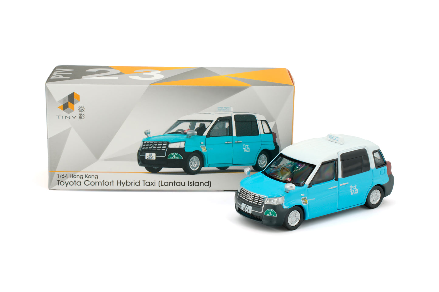 Tiny 微影 Tiny City Toyota Comfort Hybrid Taxy(Lantau Island) ATC66372 トヨタ コンフォートハイブリットタクシー ダイキャストミニカー