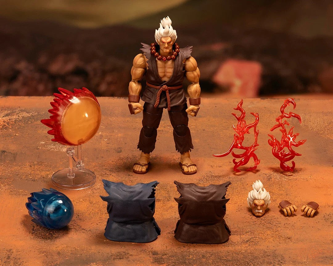 JADA TOYS Street Fighter ストリートファイター Akuma Deluxe Player2（豪鬼 デラックスバージョン 2Pカラー）1/12 アクションフィギュア JD35743