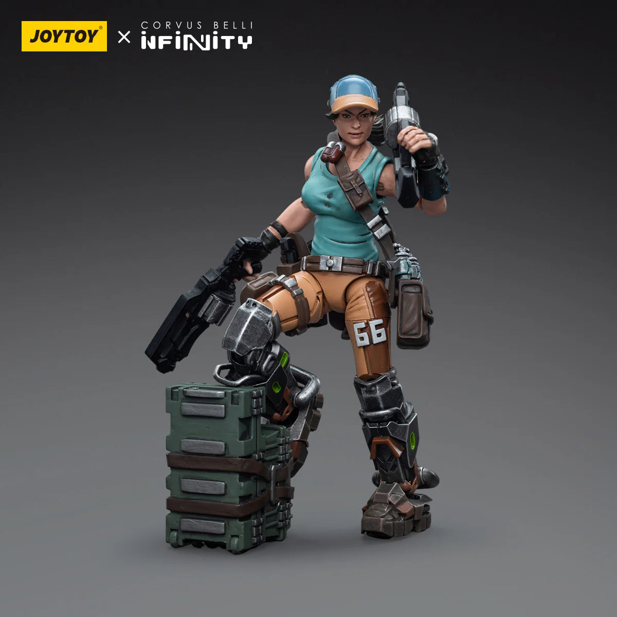 JOYTOY ジョイトイ Corvus Belli Infinity Nomads 40K JT7615 1/18 アクションフィギュアNA2 Monstruckers #2 Woman