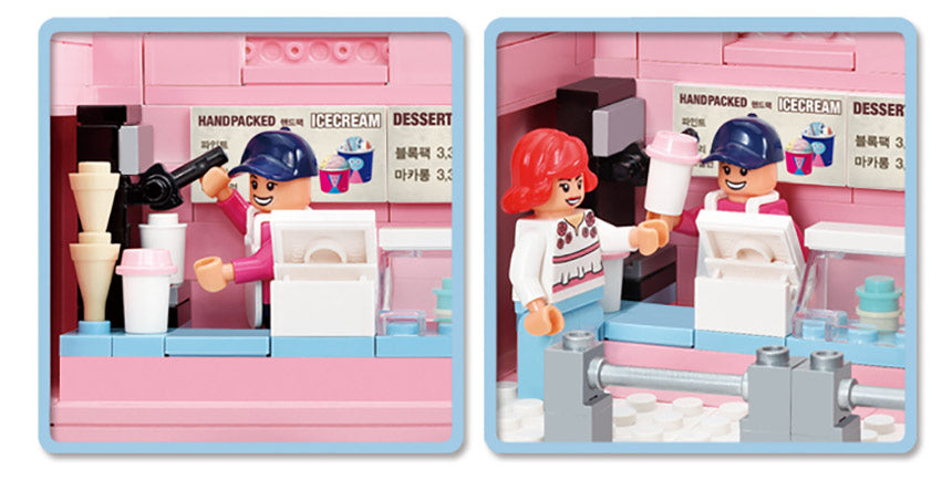 Oxford オックスフォード スイーツ バスキンロビンス Baskin Robbins アイスクリームトラック HS33914 ブロック玩具