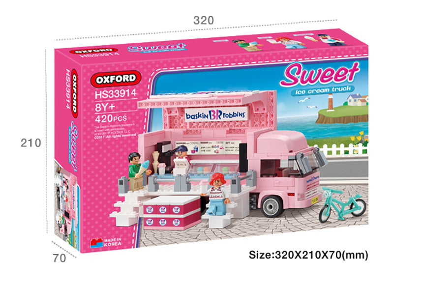 Oxford オックスフォード スイーツ バスキンロビンス Baskin Robbins アイスクリームトラック HS33914 ブロック玩具